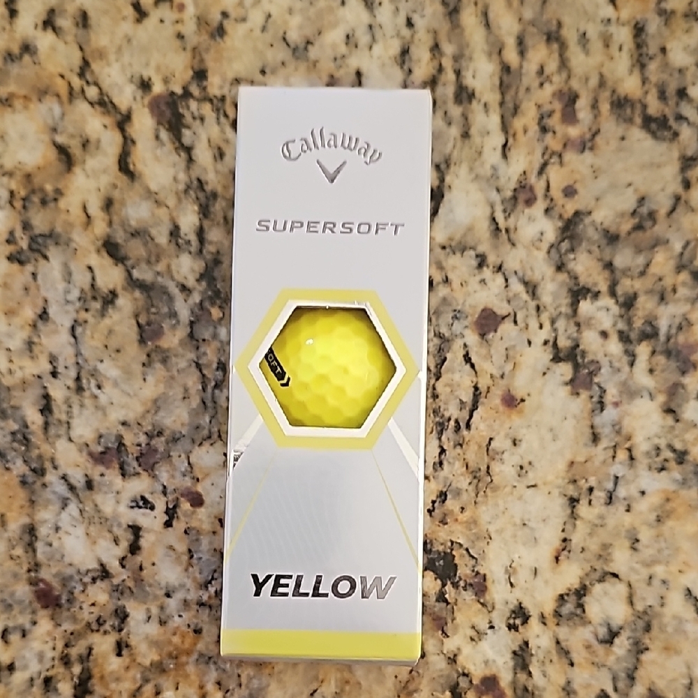 Callaway Supersoft Yellow Golf Ball